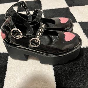 Pink Heart Mary Jane’s Size 9